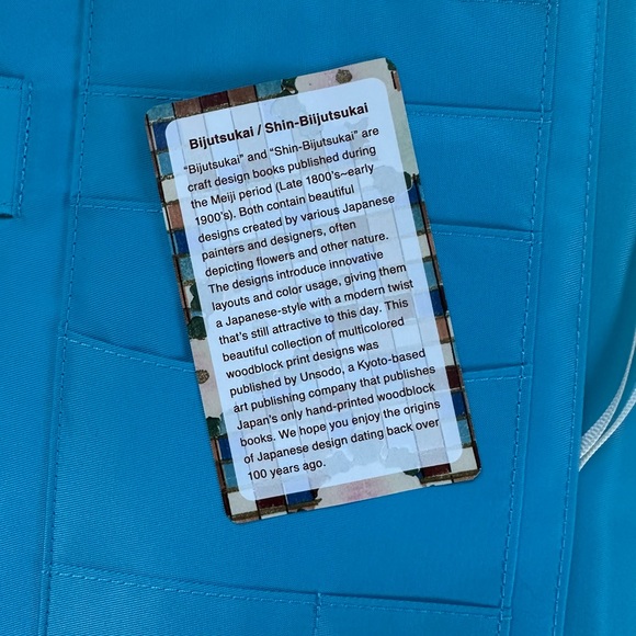 Hobonichi Cousin A5 cover-Unsudo: Shin-Bijutsukai (flower) - Picture 5 of 5